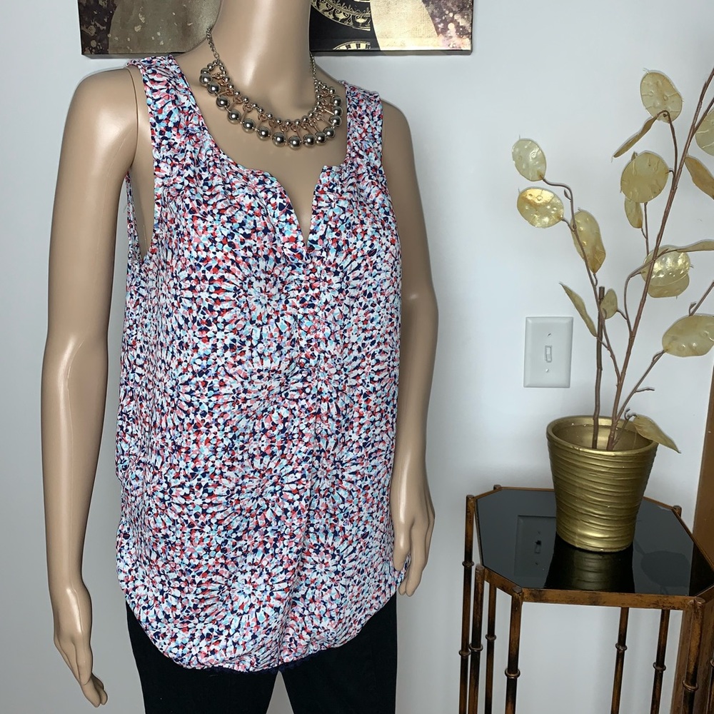 Three Pink Hearts Multicolor Tank Top💕 (juniors)
